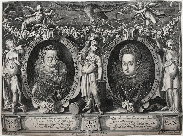 Double Portrait of Emperor Matthias and His Wife Empress Anna.